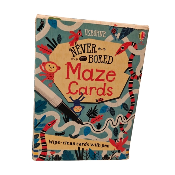 Usborne Never Bored Maze Cards - Picture 2 of 3